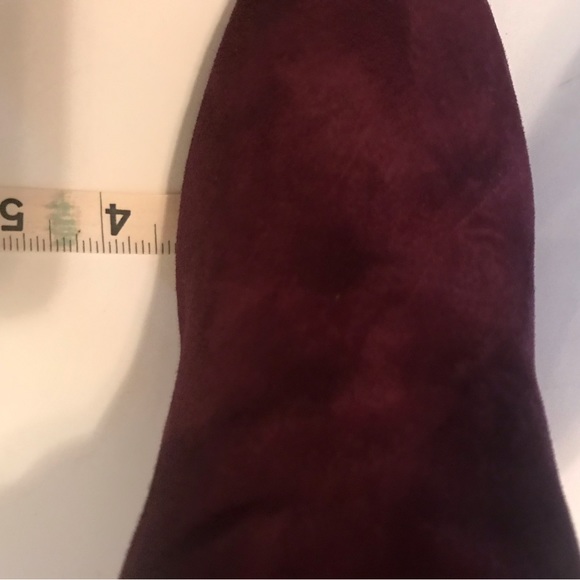 Gorgeous Isaac Mizrahi Wine /Burgundy knee high Boots NIB 8.5 - Picture 8 of 16